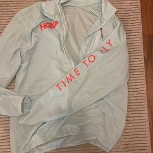 Hoka One One Windbreaker 3/4 zip Women Small